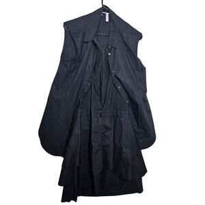 Derek Lam 10 Crosby sleeveleese collared shirt dress button up Size 8 Cotton